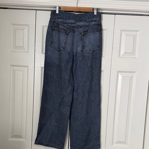 Jason Wu Faded Raw Denim Blue Jeans ❤️ Size 6 Trending Now - Picture 3 of 9